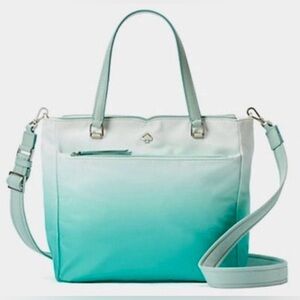 Kate Spade New York Ombre Tote Bag Mint Green NWT Crossbody Strap